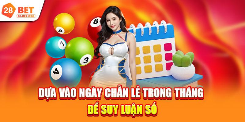 Dựa vào ngày chẵn lẻ trong tháng để suy luận số