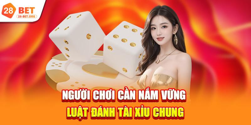 Người chơi cần nắm vững luật đánh Tài Xỉu chung